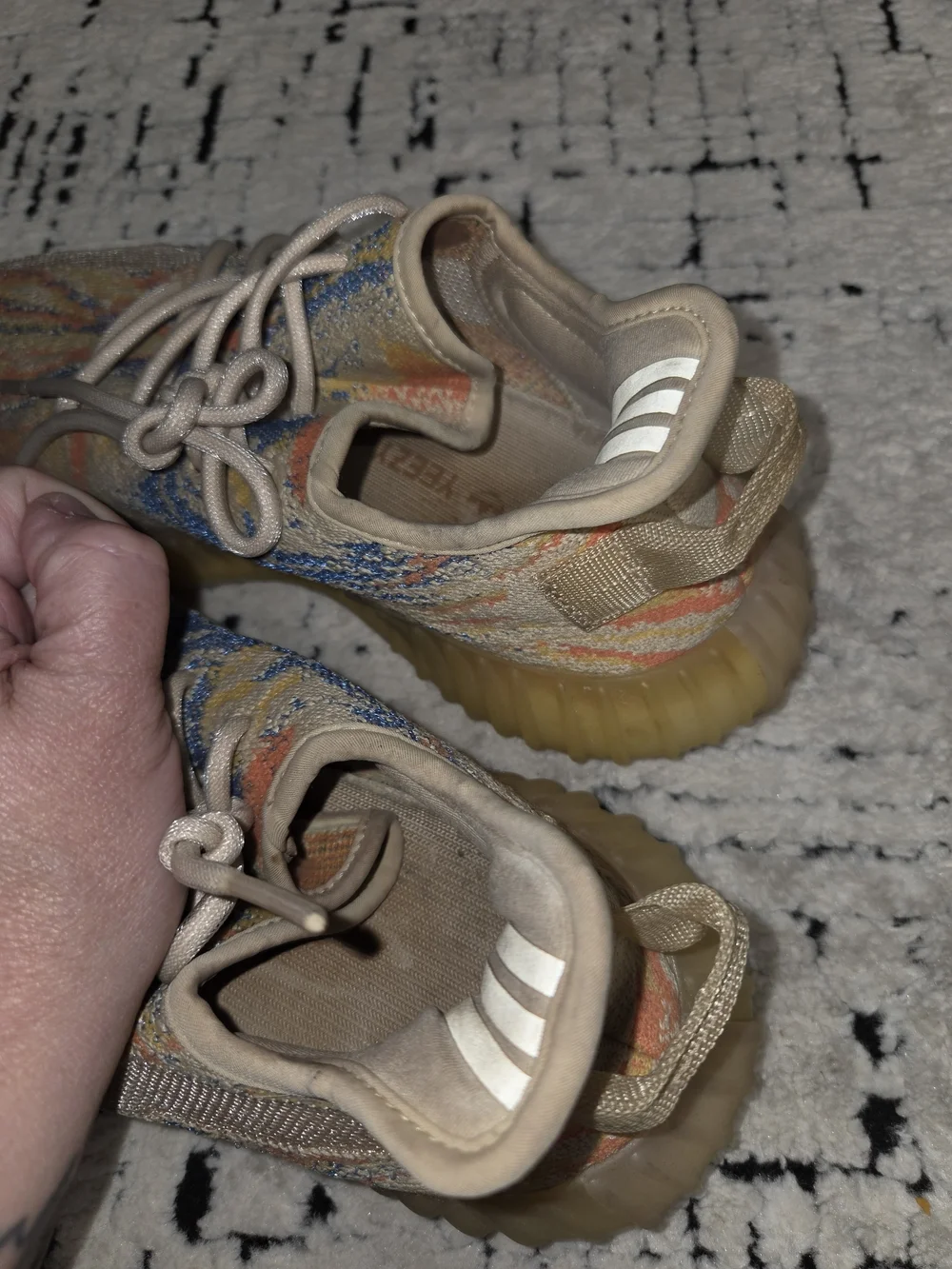 Adidas Yeezy Boost 350 Boost V2 Low MX Oat Mens Size 7 Multi-colored